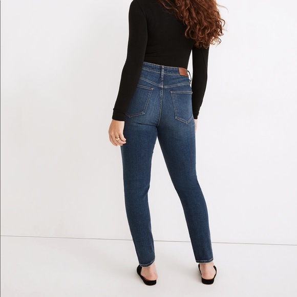 Madewell Tall Curvy High-Rise Skinny Jeans in Lanette Wash sz 32T NA903 - Picture 2 of 4